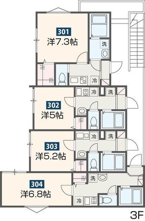 ＭＥＬＤＩＡ北綾瀬Vの物件間取画像